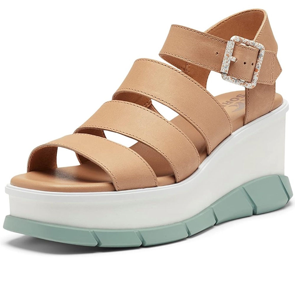 Sorel Women's Tan Platform Sandals